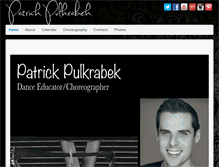 Tablet Screenshot of patrickpulkrabek.com
